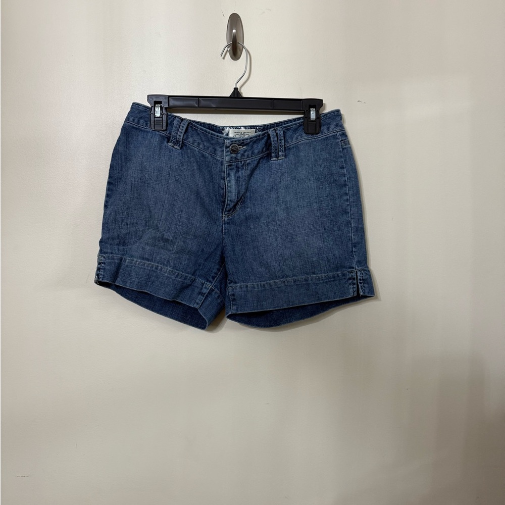 White House Black Market Dark Blue Jean Shorts
